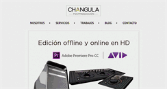 Desktop Screenshot of changulaproducciones.com